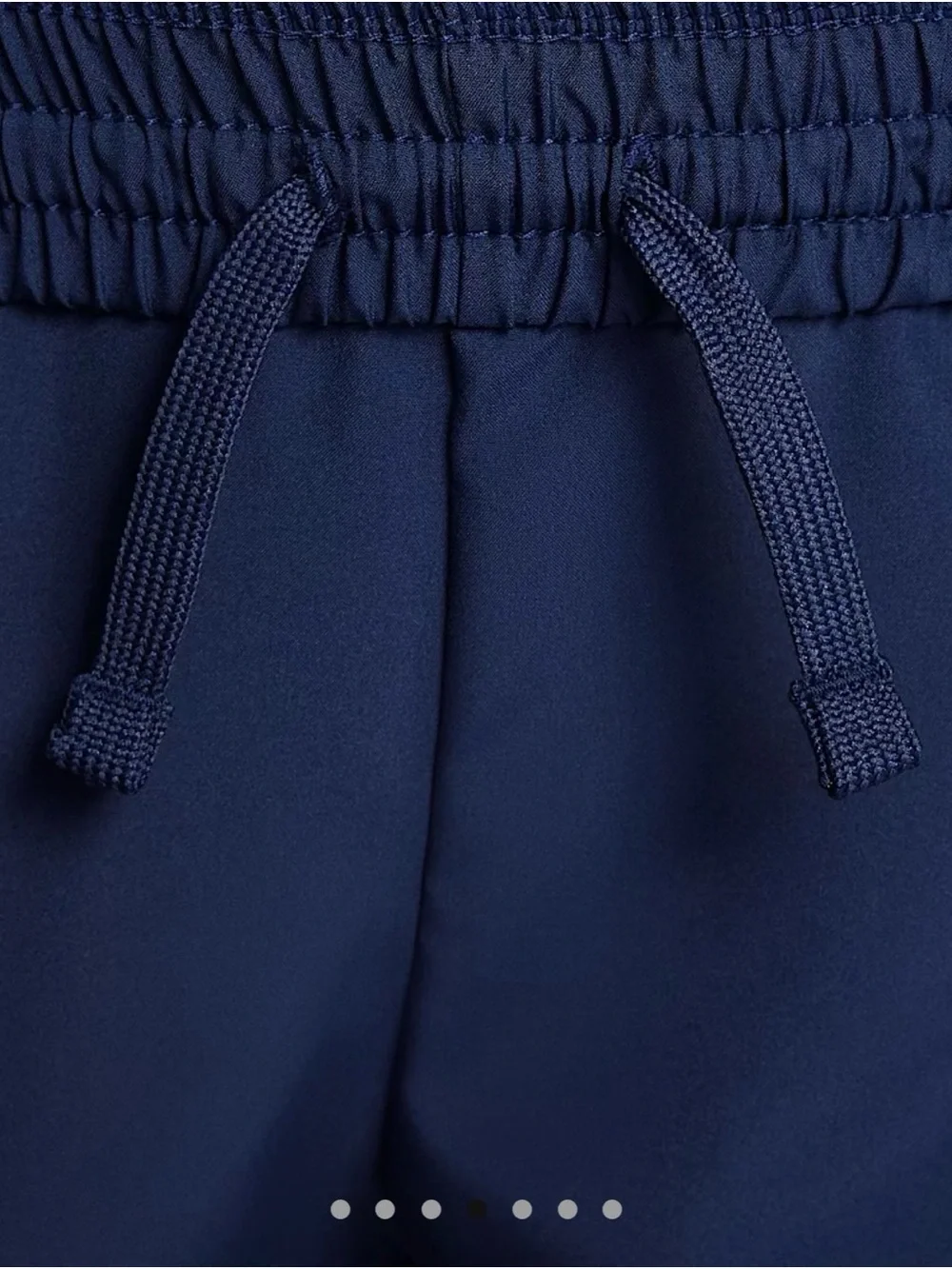 3 pairs of Nike Boys Navy Blue Athletic Shorts with Swoosh.